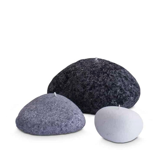 Pebble Stone Candles