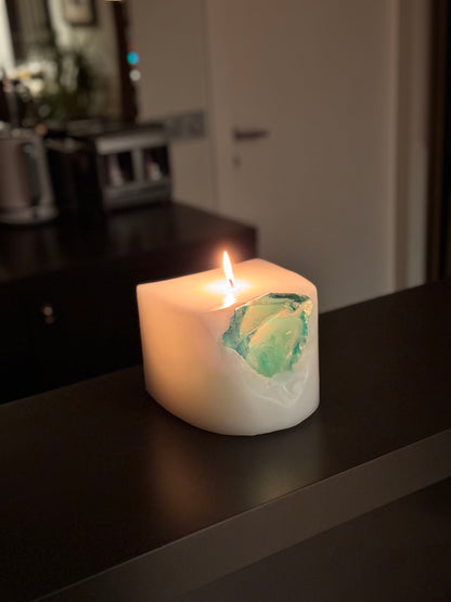 Glass Art Candle