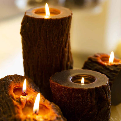 Wood candle - Large