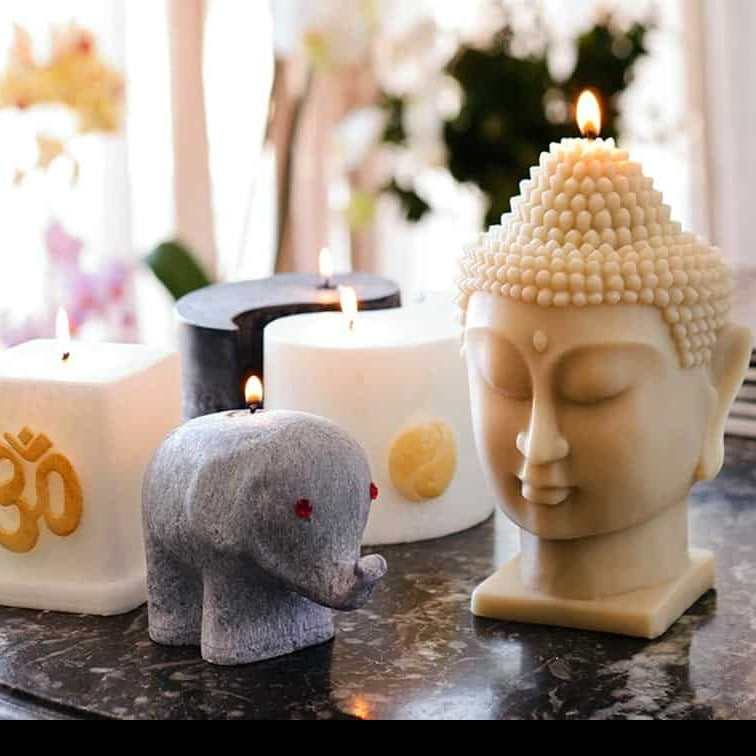 Buddha candle